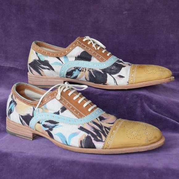 John Fluevog The Gateway BRANDENBURG Wingtip shoe - Picture 2 of 11